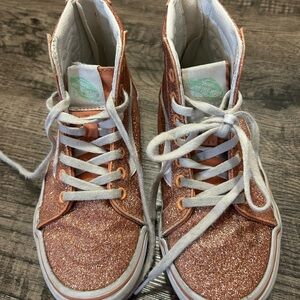 Vans Girls Glitter High Tops